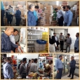 گشت مشترک بازرسی از واحدهای فروش محصولات لبنی  در نی‌ریز