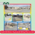 عملیات مرمت و رنگ آمیزی گذرگاه های عبور عابر پیاده