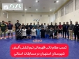 کسب مقام نائب قهرمانی تیم کشتی آلیش شهرستان استهبان در مسابقات استانی