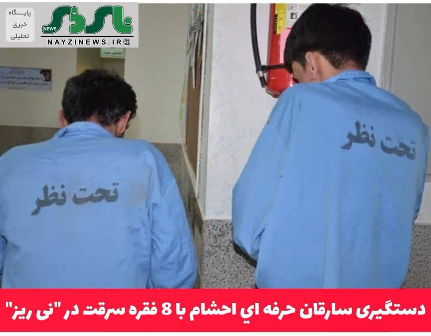 دستگیری سارقان حرفه اي احشام با 8 فقره سرقت در نی ریز