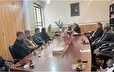 دیدار رئیس و اعضا دفتر نماینده مردم شهرستان و هیات همراه با سرپرست جدید شبکه بهداشت و درمان نی ریز