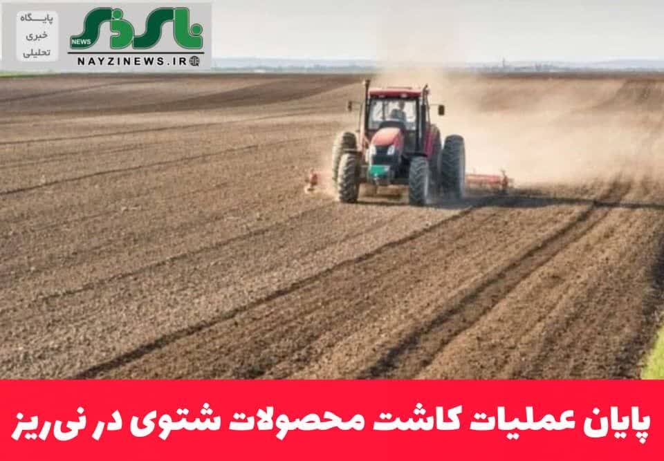 پايان عملیات کاشت محصولات شتوی در نیریز پايان عملیات کاشت محصولات شتوی در نیریز