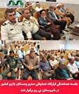 جلسه هماهنگی قرارگاه عملیاتی محرم ومسائل جاری کشوردر شهرستان نی ریز برگزار شد