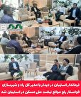 فرماندار استهبان در دیدار با مدیر کل راه و شهرسازی خواستار رفع موانع نهضت ملی مسکن در استهبان شد