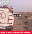 ۳ مصدوم بر اثر واژگونی مینی بوس در جاده نی ریز_سیرجان