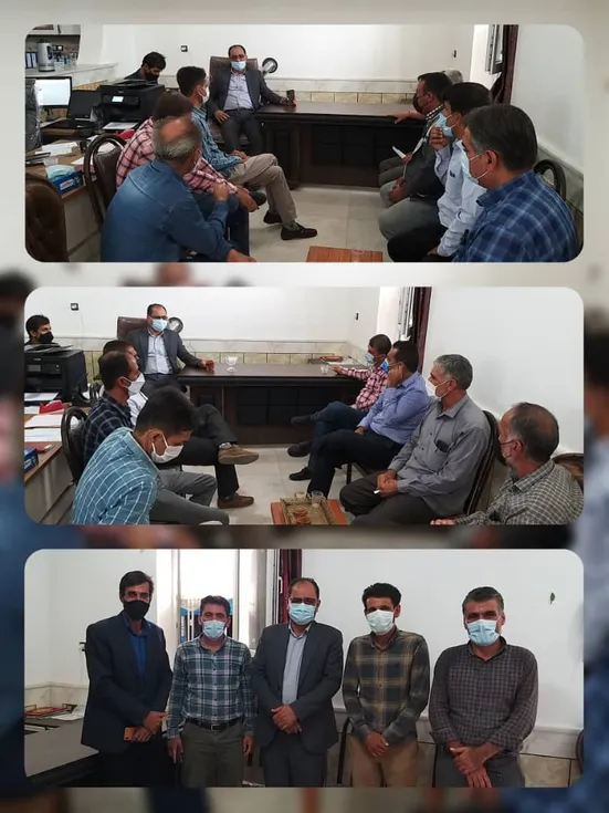دیدار اعضاشورای منتخب برخی روستاهای بخش مرکزی شهرستان بختگان