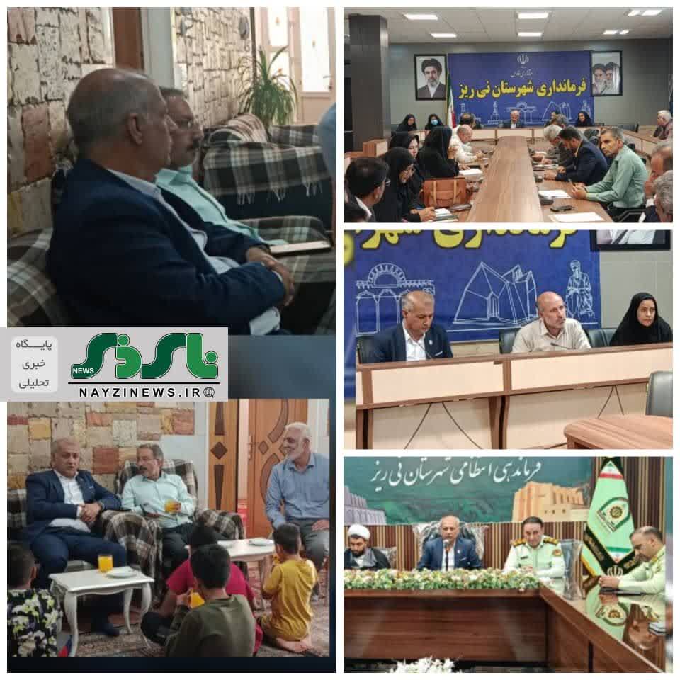 پیگیری‌های فرماندار نی‌ریز برای حل مسائل شهرستان/ حمایت از تولید و اشتغال همچنان در صدر برنامه های هدایت