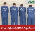 فرمانده انتظامي نی‌ریز از دستگيري 4 محکوم متواري در راستاي طرح ارتقاء امنيت اجتماعي در این شهرستان خبر داد